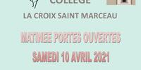 Portes Ouvertes 2021. Collège La Croix Saint Marceau
